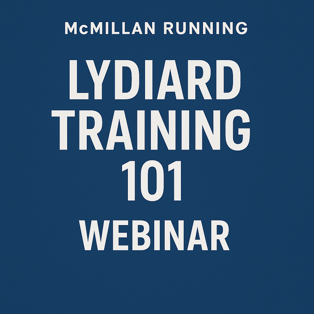 Lydiard Training 101 Webinar